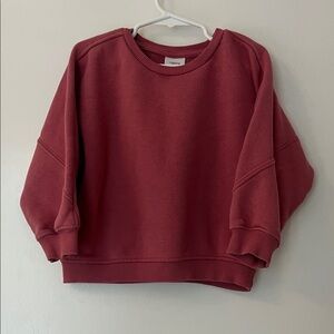 Zara Kids pink oversized sweater